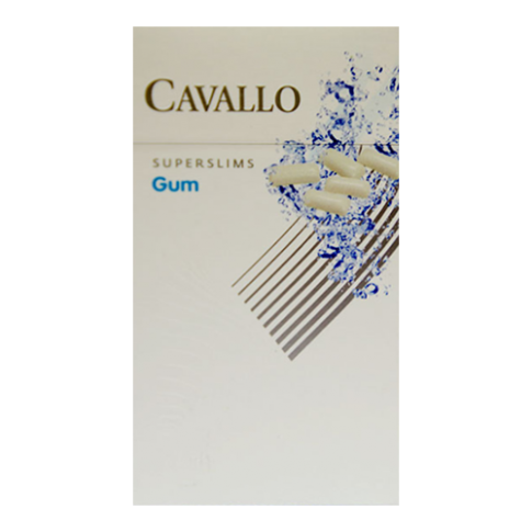 Сигареты Cavallo Superslims Gum (Кавалло Суперслимс Жвачка)