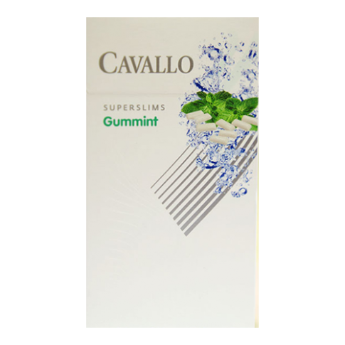 Сигареты Cavallo Superslims Gum Mint (Кавалло Суперслимс Жвачка Мята)
