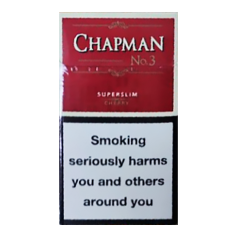 Сигареты Chapman №3 Superslims Cherry (Чапман Суперслимс Вишня)