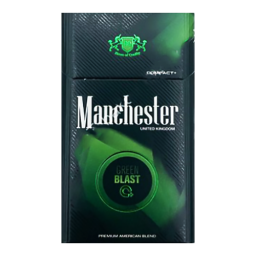 Сигареты Manchester Green Blast (Манчестер Ред Бласт Кнопка Ментол)