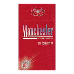 Сигареты Manchester Red Berry (Манчестер Клубника Ментол с кнопкой)