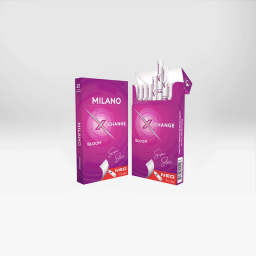Сигареты Milano Change Bloom (Милано Суперслим Кнопка Черника)