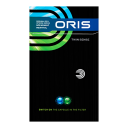 Сигареты Oris Twin Sense Spearmint Menthol King Size (Орис Твин Сенс Мята Кинг Сайз)